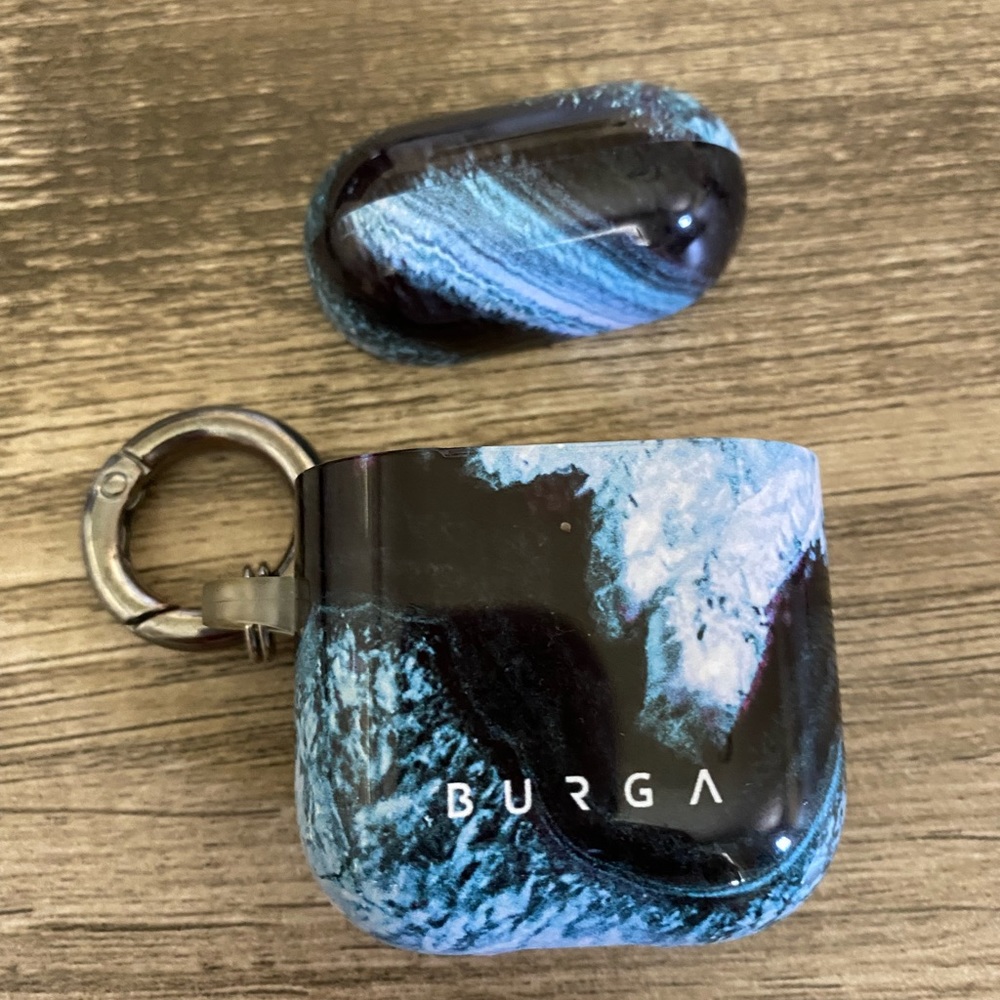Blue Crystal/Ice Apple Headphones Case